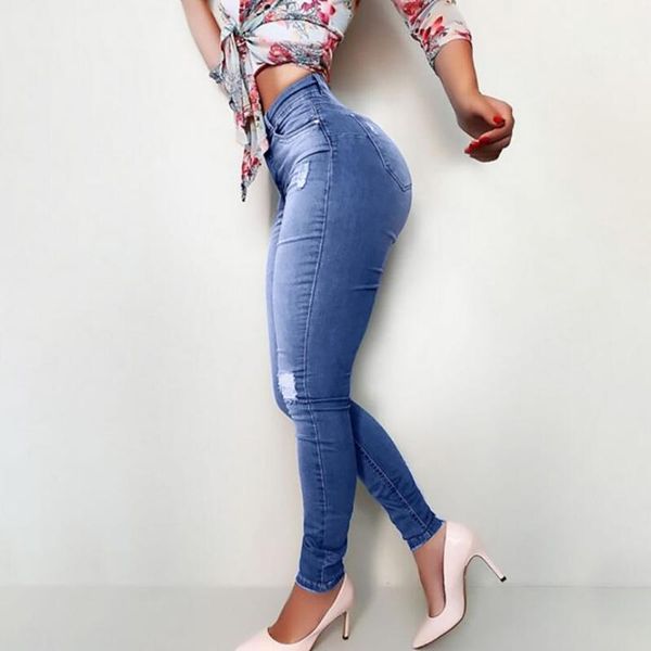 high waist skinny ripped jeans push up denim jeans boyfriend for women plus size pencil pants vintage stretch mom, Blue
high waist skinny ripped jeans push up denim jeans boyfriend for women plus size pencil pants vintage stretch mom, Blue