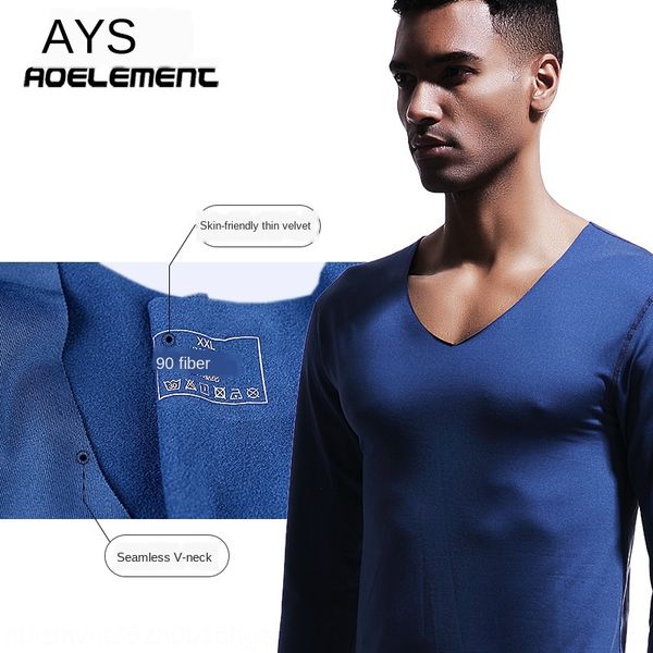 12rss men's v-neck seamless cold-proof thermal underwear men's suit heating plus velvet tight thin pants warm autumn clothes under, Black;brown
12rss men's v-neck seamless cold-proof thermal underwear men's suit heating plus velvet tight thin pants warm autumn clothes under, Black;brown