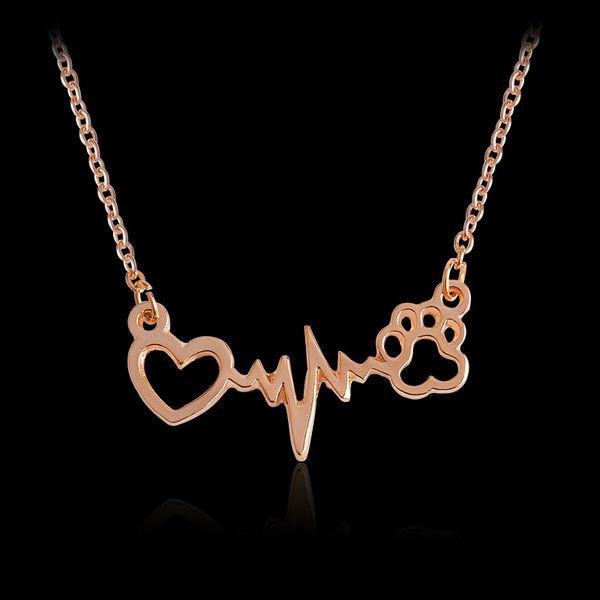 fashion cute pets dogs footprints paw heart love chain pendant necklace necklaces & pendants jewelry for women necklace, Silver
fashion cute pets dogs footprints paw heart love chain pendant necklace necklaces & pendants jewelry for women necklace, Silver