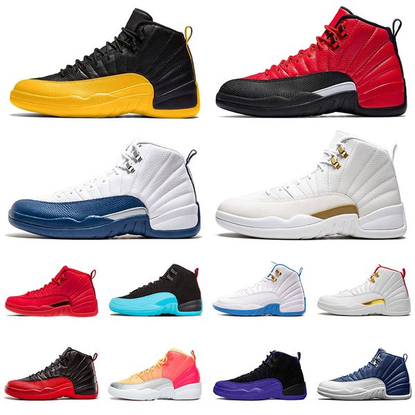 12 12s jumpman 2020 mens basketball shoes xii dark concor reverse flu game stone blue fiba sports sneakers men trainers size 13, White;red
12 12s jumpman 2020 mens basketball shoes xii dark concor reverse flu game stone blue fiba sports sneakers men trainers size 13, White;red
