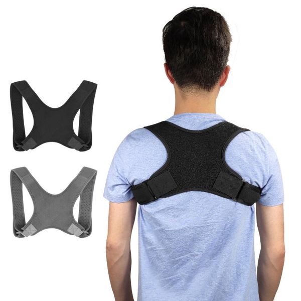 back support adjustable posture corrector upper brace straightener belt for clavicle and humpback pain relief, Black;blue
back support adjustable posture corrector upper brace straightener belt for clavicle and humpback pain relief, Black;blue