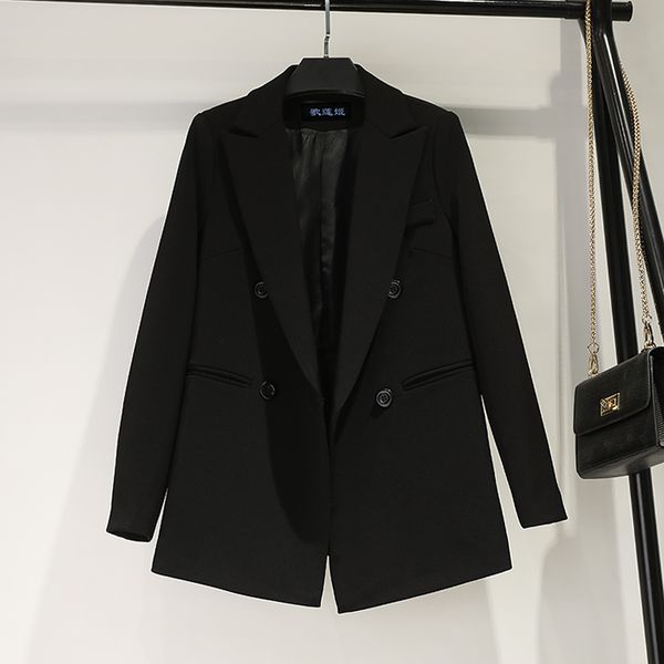 women company womens casual work office open front blazer jacket korean-style loose casual british style with button h020, White;black
women company womens casual work office open front blazer jacket korean-style loose casual british style with button h020, White;black