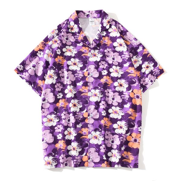 flower print purple loose casual shirt streetwear 2020 hawaiian shirt men fashion hip hop beach summer short sleeve, White;black
flower print purple loose casual shirt streetwear 2020 hawaiian shirt men fashion hip hop beach summer short sleeve, White;black