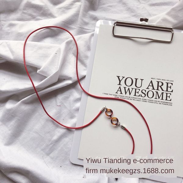 personalized trendy accessories sun fan wax rope glasses chain children's sunglasses lanyard versatile accessories, Blue
personalized trendy accessories sun fan wax rope glasses chain children's sunglasses lanyard versatile accessories, Blue