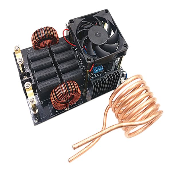 dc 12v-24v 1000w 50a zvs low voltage high frequency induction heating board module flyback driver heater with tesla coil
dc 12v-24v 1000w 50a zvs low voltage high frequency induction heating board module flyback driver heater with tesla coil