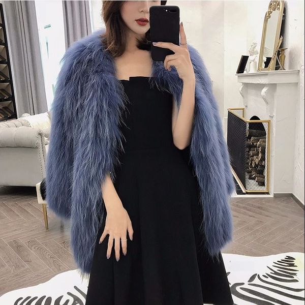 2020 новая осень зима корейский урожай raccoon dog fur coat женский длинные рукава открытый шов толстый теплый меховой длинный жакет a245, Black
2020 новая осень зима корейский урожай raccoon dog fur coat женский длинные рукава открытый шов толстый теплый меховой длинный жакет a245, Black