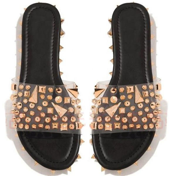low price metal spike rivets women flat slippers snakeskin print flats pvc slipper shoes ladies, Black
low price metal spike rivets women flat slippers snakeskin print flats pvc slipper shoes ladies, Black