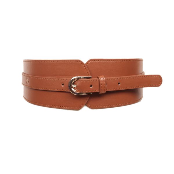 new leather high belt ladies retro belt buckle versatile elastic wide casual waist seal decoration (khaki, Black;brown
new leather high belt ladies retro belt buckle versatile elastic wide casual waist seal decoration (khaki, Black;brown