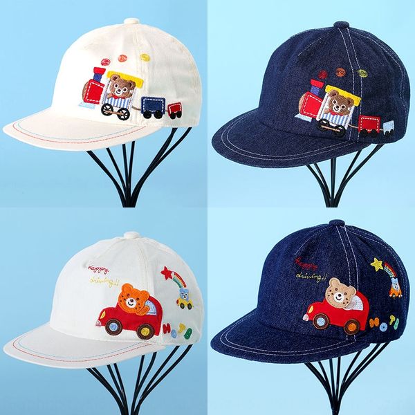 miki children's small train embroidery baseball outdoor letter baseball cap sun hat sun hat sunshade cap, Blue;gray
miki children's small train embroidery baseball outdoor letter baseball cap sun hat sun hat sunshade cap, Blue;gray