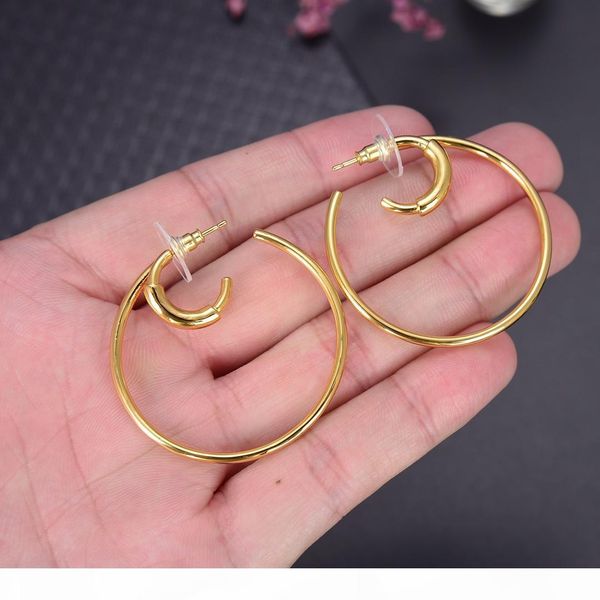 o selling explosive simple double ring personality wild designer earrings luxury designer jewelry women earrings, Golden
o selling explosive simple double ring personality wild designer earrings luxury designer jewelry women earrings, Golden