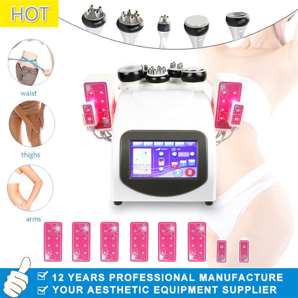 factory directly sale 6 in 1 cavitation slimming vacuum rf 8 pads laser fat burning beauty equipment
factory directly sale 6 in 1 cavitation slimming vacuum rf 8 pads laser fat burning beauty equipment