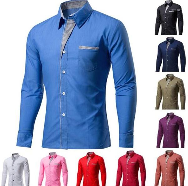 casual shirts men striped designer shirts fashion solid long sleeve lapel neck slim shirts 20ss men, White;black
casual shirts men striped designer shirts fashion solid long sleeve lapel neck slim shirts 20ss men, White;black