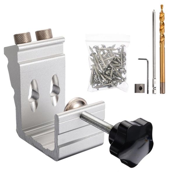 pocket hole puncher jig kit angle drill guide set for wood hole saw step drill bits screwdriver bit with pocket plugs screws
pocket hole puncher jig kit angle drill guide set for wood hole saw step drill bits screwdriver bit with pocket plugs screws