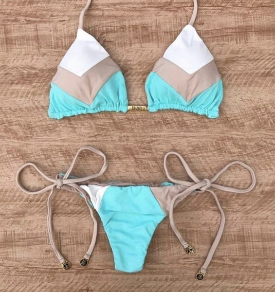 2020 brazilian bikini halter swimsuit push up tropical plant print swimwear string mini swimsuit women thong micro bikini, White;black
2020 brazilian bikini halter swimsuit push up tropical plant print swimwear string mini swimsuit women thong micro bikini, White;black