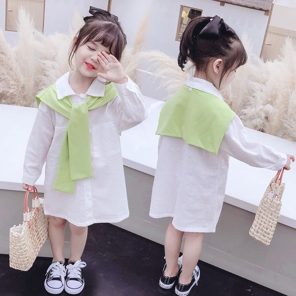girls' shawl autumn 2020 new baby korean cotton children's clothing shawl shirt base shirt children's clothing fashion, White;black
girls' shawl autumn 2020 new baby korean cotton children's clothing shawl shirt base shirt children's clothing fashion, White;black