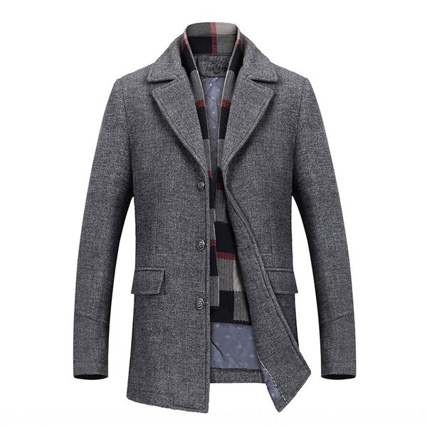 2019 new middle-aged wool wool winter woolen coat men's short thickened woolen coat men's winter clothing, Black;brown
2019 new middle-aged wool wool winter woolen coat men's short thickened woolen coat men's winter clothing, Black;brown