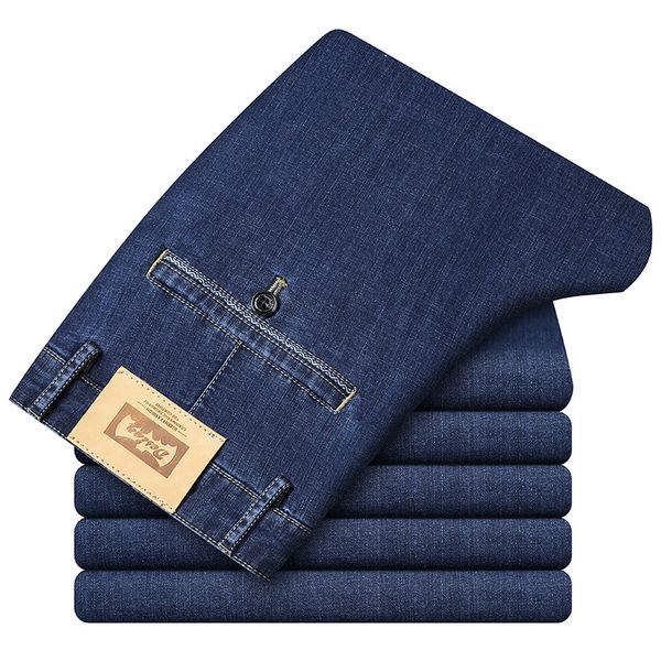 men's jeans summer thin denim for men straight high waist stretch black blue mens pants casual classic basic trousers
men's jeans summer thin denim for men straight high waist stretch black blue mens pants casual classic basic trousers
