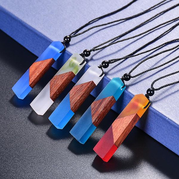 women men necklace handmade vintage resin wood statement necklaces long rope wooden pendants necklace jewelry birthday gifts random color, Silver
women men necklace handmade vintage resin wood statement necklaces long rope wooden pendants necklace jewelry birthday gifts random color, Silver