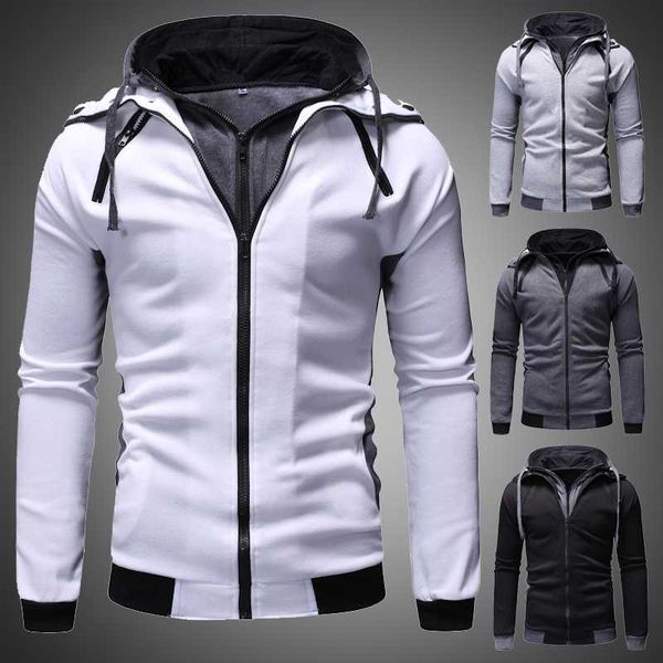 men's hoodies & sweatshirts autumn winter men jacket zipper warm fleece sweatshirt male hood casual coat and jackets detachable, Black
men's hoodies & sweatshirts autumn winter men jacket zipper warm fleece sweatshirt male hood casual coat and jackets detachable, Black