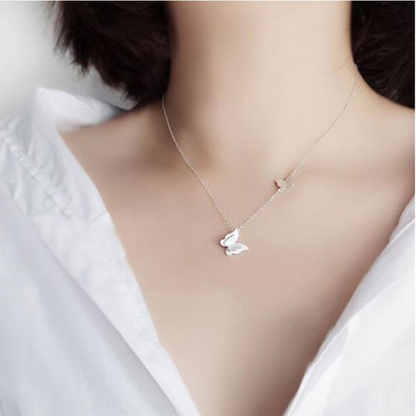 chains trendy simple butterfly clavicle chain necklace for women girl friend gift s-n218, Silver
chains trendy simple butterfly clavicle chain necklace for women girl friend gift s-n218, Silver