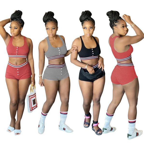 women tracksuit shorts outfits stripe design sportswear sleeveless bra vest crop + shorts pants woman 2 piece clothing sets sale d72703, White
women tracksuit shorts outfits stripe design sportswear sleeveless bra vest crop + shorts pants woman 2 piece clothing sets sale d72703, White
