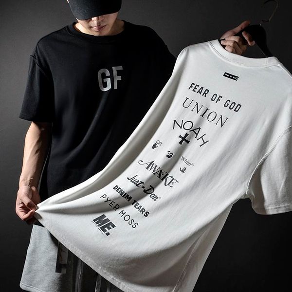 t-shirt sleeve god fog noah charity gf streetwear short print bottom casual men's of fear loose sweatshirts summer letter dpodc, Black
t-shirt sleeve god fog noah charity gf streetwear short print bottom casual men's of fear loose sweatshirts summer letter dpodc, Black