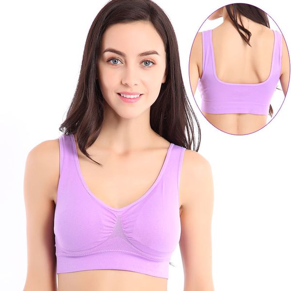 fashion no steel ring women sports bra comfy breathable underwear yoga jogging sports seamless vest women sleep underwear, White;black
fashion no steel ring women sports bra comfy breathable underwear yoga jogging sports seamless vest women sleep underwear, White;black