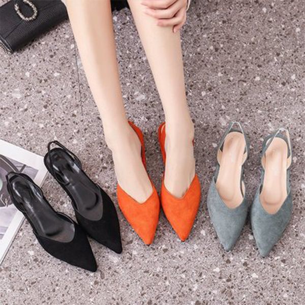 woman sandals women shoes ladies low heels elegant female elastic band solid women's pointed toe slingbacks breathable footwear, Black
woman sandals women shoes ladies low heels elegant female elastic band solid women's pointed toe slingbacks breathable footwear, Black