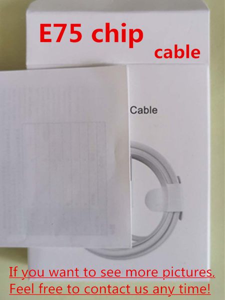 100pcs e75 chip6 generations original oem quality 1m/3ft 2m/6ft usb data sync charge cable with new package
100pcs e75 chip6 generations original oem quality 1m/3ft 2m/6ft usb data sync charge cable with new package