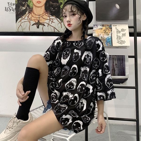 elegant korean style t shirts women loose short sleeve o neck graphic print tshirt ladies tee oversize clothes, White
elegant korean style t shirts women loose short sleeve o neck graphic print tshirt ladies tee oversize clothes, White
