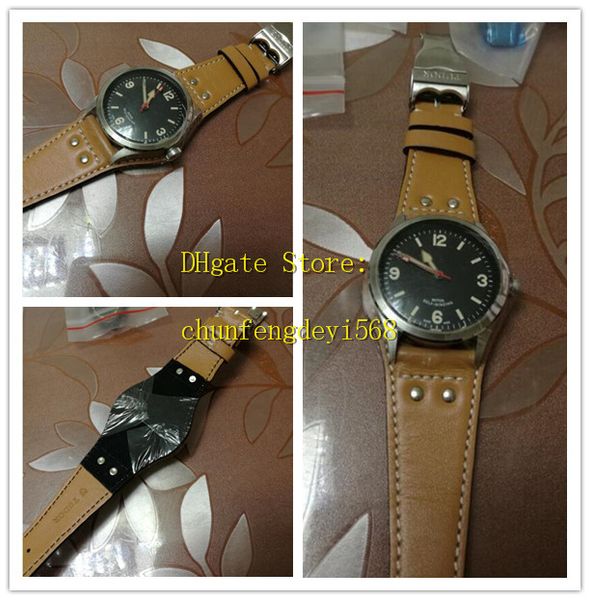 luxury wristwatches 41mm black dial mechanical automatic gents self-wind wristwatches 79910 leather strap fashion men's watches, Slivery;brown
luxury wristwatches 41mm black dial mechanical automatic gents self-wind wristwatches 79910 leather strap fashion men's watches, Slivery;brown