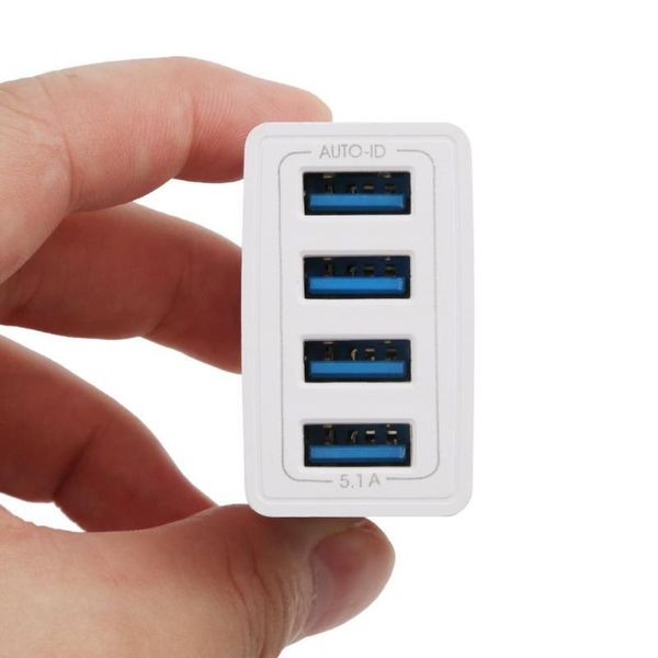 4 ports usb charger adapter mobile phone charger four usb port 5v 5.1a travel fast charging charger indicator light us eu plug
4 ports usb charger adapter mobile phone charger four usb port 5v 5.1a travel fast charging charger indicator light us eu plug