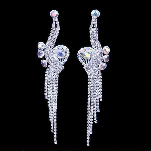 new crystal exaggerated tassel earrings long ab rhinestone alloy european and american brand designer tide brand earrings
new crystal exaggerated tassel earrings long ab rhinestone alloy european and american brand designer tide brand earrings