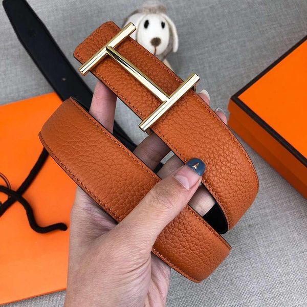 mens womens designer belts luxury belt fashion belts casual smooth gold sliver buckle orange leather belt width 34mm with box, Black;brown 
mens womens designer belts luxury belt fashion belts casual smooth gold sliver buckle orange leather belt width 34mm with box, Black;brown