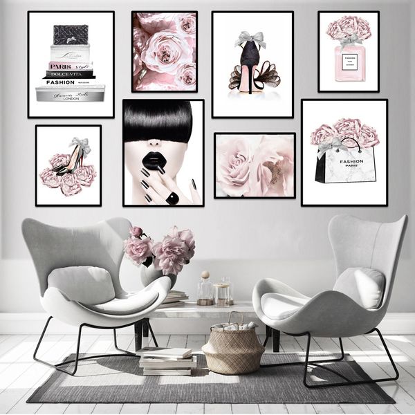 wall art canvas painting paris fashion gil book peony flower bag nordic posters and prints wall pictures for living room decor
wall art canvas painting paris fashion gil book peony flower bag nordic posters and prints wall pictures for living room decor