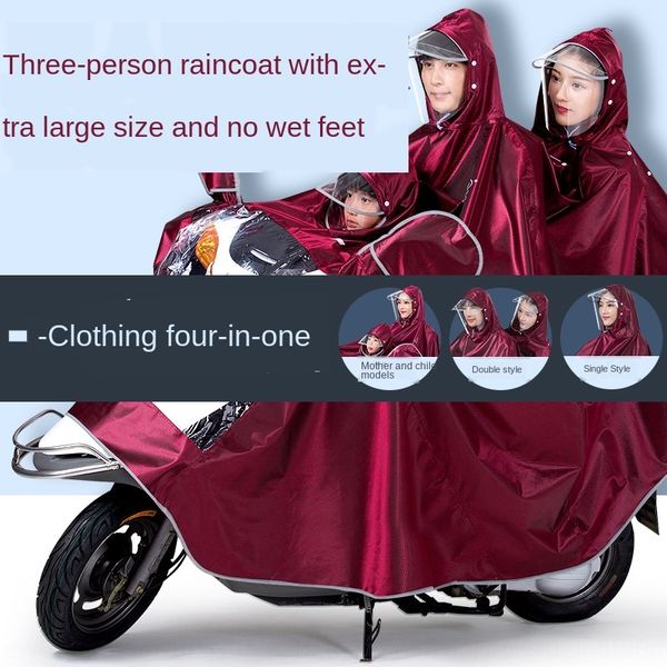 73wmp front parent-child motorcycle electric vehicle mother-child double three-person raincoat thickened extra-large motorcycle battery elec
73wmp front parent-child motorcycle electric vehicle mother-child double three-person raincoat thickened extra-large motorcycle battery elec