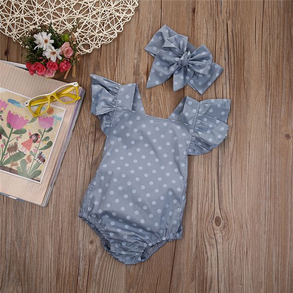 newborn infant girl ruffles bowknot polka dot bodysuits baby clothing summer cute girl clothes, Blue
newborn infant girl ruffles bowknot polka dot bodysuits baby clothing summer cute girl clothes, Blue