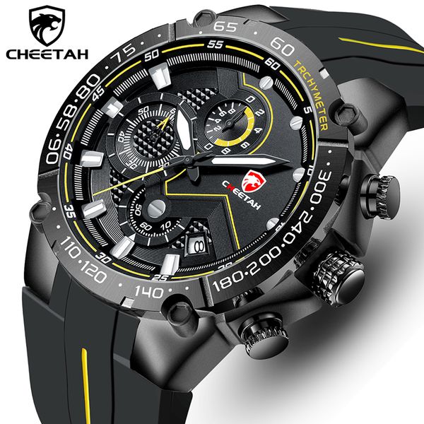 new mens watches cheetah chronograph waterproof quartz watch for men date sports clock male relogio masculino, Slivery;brown
new mens watches cheetah chronograph waterproof quartz watch for men date sports clock male relogio masculino, Slivery;brown