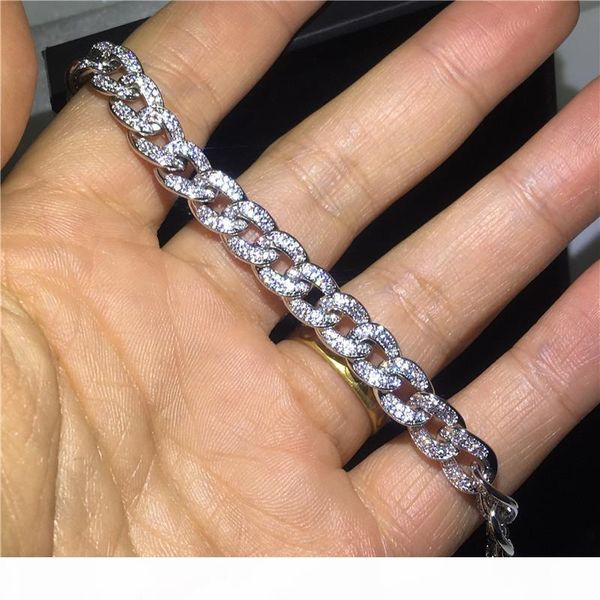 fashion hiphop bracelet diamond white gold filled party party anniversary for women men rock jewelry, Black
fashion hiphop bracelet diamond white gold filled party party anniversary for women men rock jewelry, Black