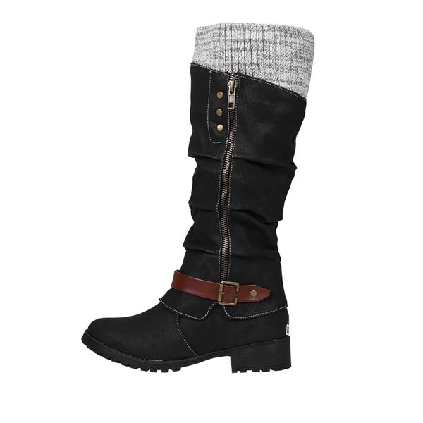 женские отдых молнии смешанные цвета плоские каблуки большой размер high boots обувь высокое качество материала удобные и мягкие a50, Black
женские отдых молнии смешанные цвета плоские каблуки большой размер high boots обувь высокое качество материала удобные и мягкие a50, Black