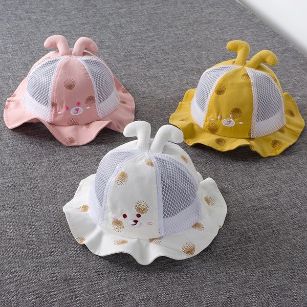 children's net baby fisherman's little rabbit's bucket bucket basin summer sun hat children's hat, Blue;gray
children's net baby fisherman's little rabbit's bucket bucket basin summer sun hat children's hat, Blue;gray