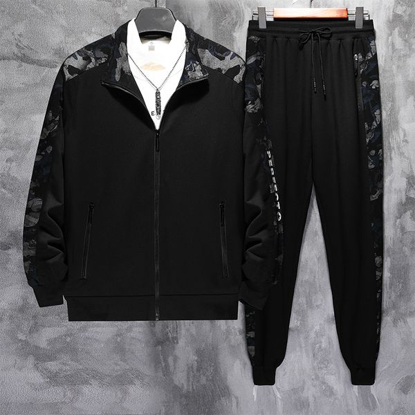 men's sportswear casual spring tracksuit men two pieces sets jackets sweatshirt pants joggers track suit running plus oversize, Gray
men's sportswear casual spring tracksuit men two pieces sets jackets sweatshirt pants joggers track suit running plus oversize, Gray