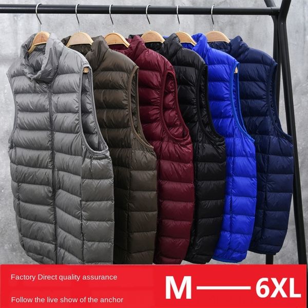 новый зимний ультра тонкий мужской жилет короткий тонкий большой jacketvest вниз куртка размер пуховик, Black
новый зимний ультра тонкий мужской жилет короткий тонкий большой jacketvest вниз куртка размер пуховик, Black