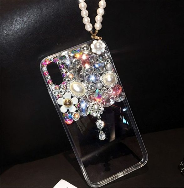 suitable for samsung s10 fancy diamond crystal transparent phone case pearl short chain
suitable for samsung s10 fancy diamond crystal transparent phone case pearl short chain