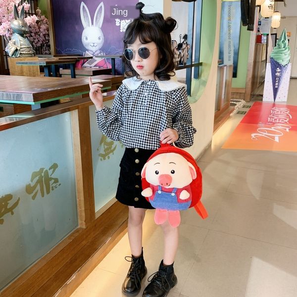 new kindergarten handbag plush pig small fart page backpack hand bag coin purse children's three-dimensional backpack, White
new kindergarten handbag plush pig small fart page backpack hand bag coin purse children's three-dimensional backpack, White