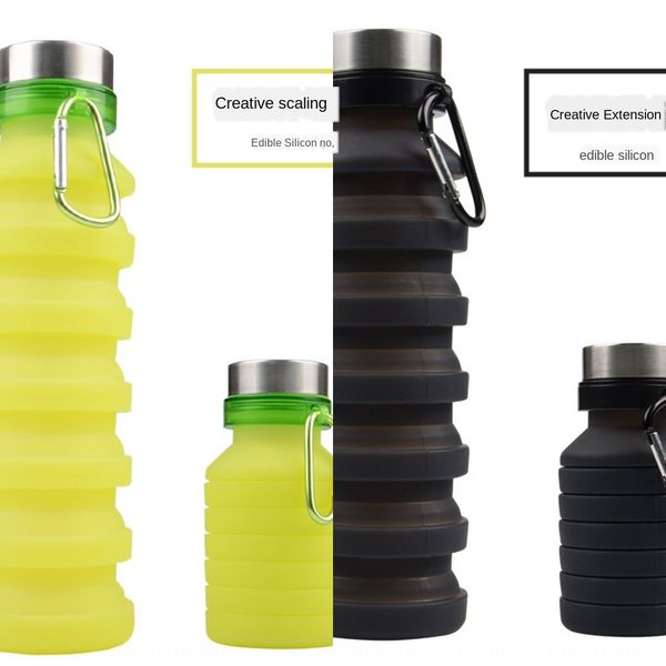2020 new large capacity 550ml outdoor silicone outdoor sports sports kettle mountaineering travel portable silicone folding cup
2020 new large capacity 550ml outdoor silicone outdoor sports sports kettle mountaineering travel portable silicone folding cup