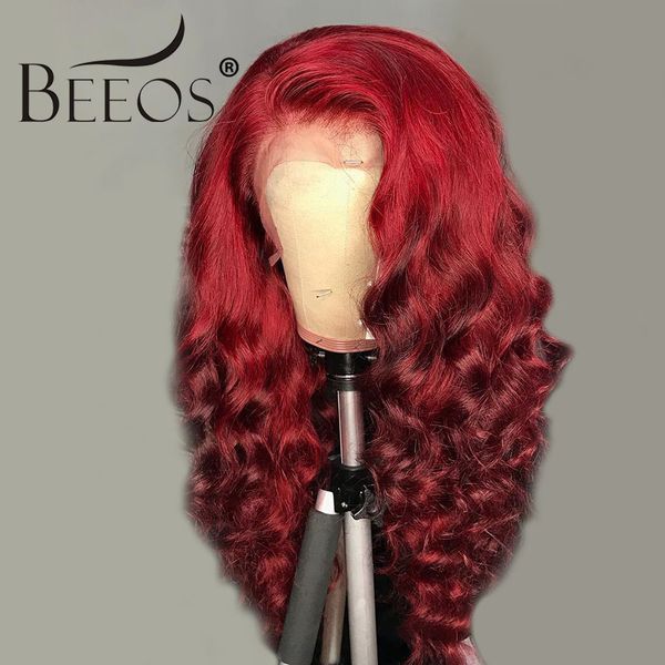 beeos colored red deep wave 150% 13*4 deep part lace front human hair wig lace preplucked brazilian remy for black women
beeos colored red deep wave 150% 13*4 deep part lace front human hair wig lace preplucked brazilian remy for black women
