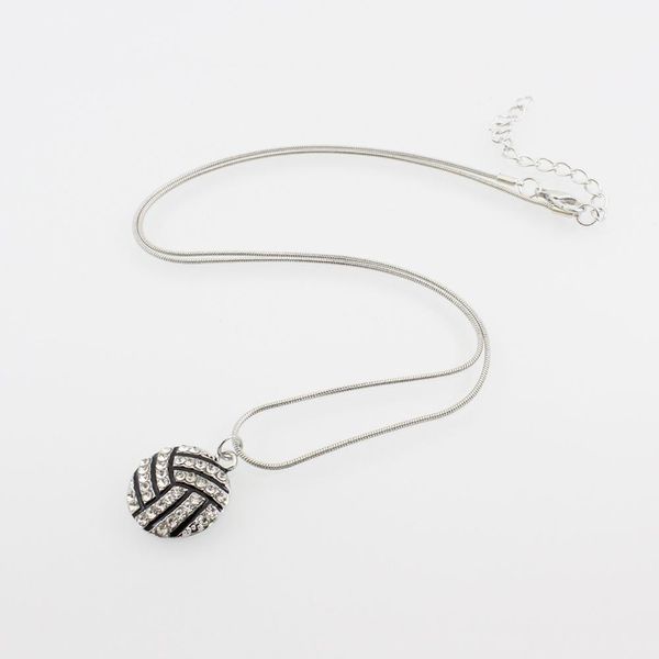 european and american new popular diamond necklace oil drop round zebra pattern volleyball necklace ladies simple pendant necklace, Silver
european and american new popular diamond necklace oil drop round zebra pattern volleyball necklace ladies simple pendant necklace, Silver