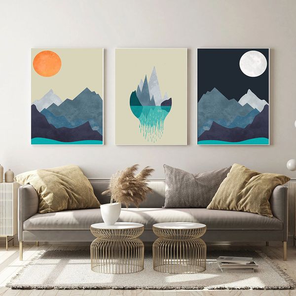 abstract painting printed cartoon scenic blue sun moon mountain posters for living room bedroom nordic decoration poster picture
abstract painting printed cartoon scenic blue sun moon mountain posters for living room bedroom nordic decoration poster picture