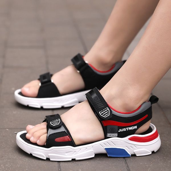 boys' sandals 2020 new sandals children's medium and large children's soft shoes students' boys' casual shoes, Black;red
boys' sandals 2020 new sandals children's medium and large children's soft shoes students' boys' casual shoes, Black;red